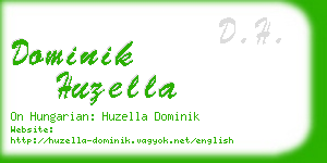 dominik huzella business card